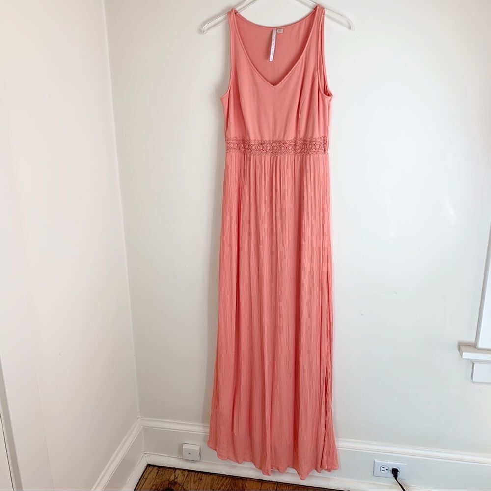 LC Lauren Conrad Peach Maxi Dress - Picture 2 of 8